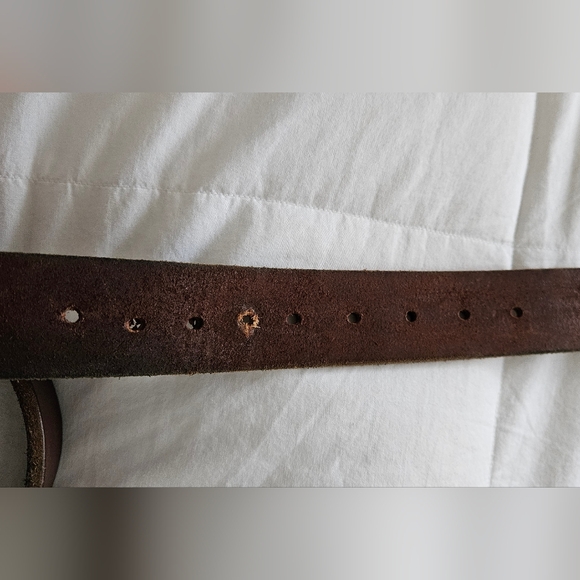 Solid leather belt 👌 - Picture 3 of 4